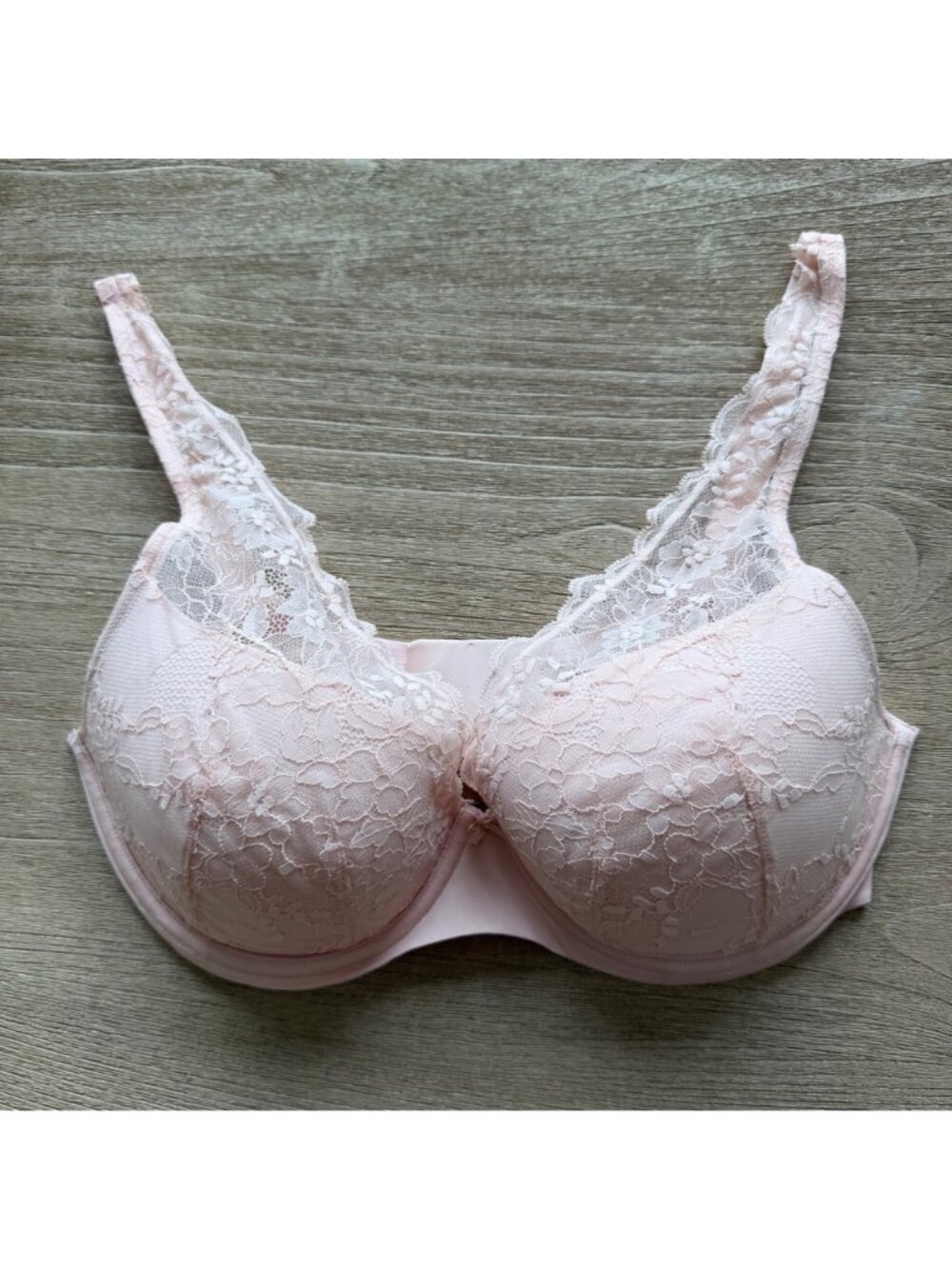 NWT SKIMS LACE LIGHTLY LINED FULL COVERAGE BRA PRIMROSE - 40C